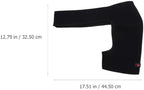 FRCOLOR Adjustable Black Extra Large Support Strap Breathable Relief Shoulder Brace for Fitness Exercise and Athletic Use