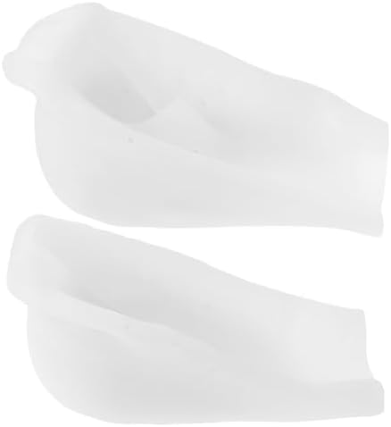 Exceart Height Increase Insoles, 2.2 Inch (5.5cm) Invisible Silicone Heel Lifts, Soft Medical Grade Heel Cups for Men and Women, Shock Absorbing Shoe Inserts for Plantar Fasciitis Relief