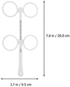 Scicalife Adjustable Optometry Flips 25 0.5 1 Trial Lenses for near Amblyopia Testing with Dual-Sided Optical Flipper Enhancing Vision Sensitivity and Comfort