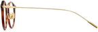 Cyxus Titanium Acetate Blue Light Glasses Woman Men, Round Reduce Eye Strain Anti-Migraine Computer Work Study 8364