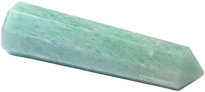 Amazing Gemstone Amazonite Crystal Towers ~ Natural Healing Crystal Point Obelisk for Reiki Healing and Crystal Grid (2" to 3" Inch)