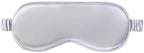 slip Pure Silk Sleep Mask - 100% Pure 22 Momme Mulberry Silk Eye Mask - Comfortable Sleeping Mask with Elastic Band + Filler and Internal Liner, Silver