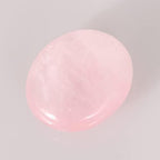 Rose Quartz Palm Stone-4 Pcs Rose Quartz Plam Stone Pocket Energy Stone, Smooth Rose Quartz Healing Crystal and Worry Stones