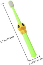 Bristle Toothbrush 4pcs, Soft Cartoon Duck Manual Toothbrushes for Ages 2-10, ’s Teeth Cleaning Brush Set for Boys