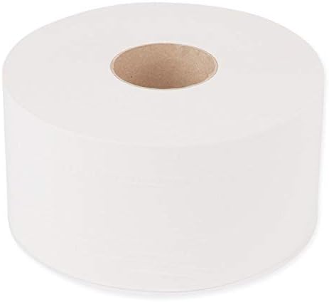 Tork 12024402 Mini Jumbo Bath Tissue Roll, 2-Ply, White