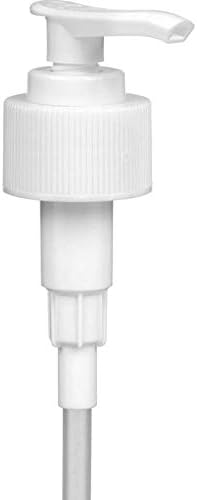 Speak Naturals White Soap and Lotion Pump, Fits Most 32oz Castile Soap Bottles, 28/410 Neck, 5cc Dispensed Per Pump (2 Pack)