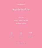Art of Tea Organic English Breakfast Loose Leaf Black Tea, 4oz Refill Bag, Premium Whole Leaf Breakfast Tea, Smooth & Malty full bodied Black Tea, Strong Morning Tea for Hot Tea & Milk Tea