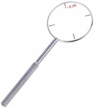 2 pcs Optometry 0.25/0.50 Trial Jackson Cross Cylinder Diopters Tool