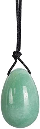 Jade Yoni Egg Massage Wand Gift Boxes Set Natural Crystal Drill Aventurine Ball Kegel Exercise Tool,30x20 Mm