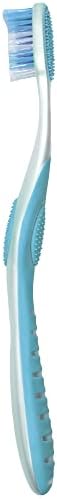 Colgate 360 Enamel Health Sensitive Toothbrush, Compact Head, Extra Soft - Pack of 6