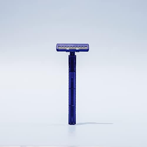 Dorco Fresh Twin Blade Disposable Razors for Men (60 Counts), Smooth & Comfortable Shave, Shaving Razors for Men, Non-Slip Handle, Ideal for Sensitive Skin & Travel