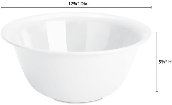 Sterilite Plastic Bowl 6 Qt
