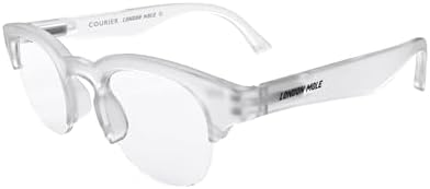 LONDON MOLE® Courier reading glasses | Modern vintage browline readers | Men’s Women’s Unisex | Spring hinges
