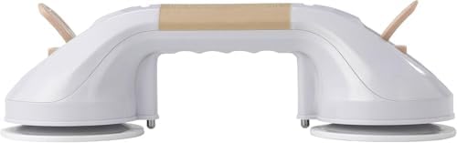 Drive Medical Suction Cup Grab Bar, White and Beige, 12 Inch