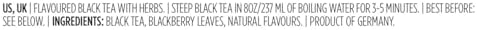 Tea Forte Black Currant Premium Caffeinated Black Tea Blend Event Box, Bulk Pack 40 Count, 10 per tray Individually Wrapped Handcrafted Pyramid Infusers