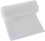 Boardwalk 16 Gallon High-Density Can Liners - 1000 Count Bulk Commercial Trash Bags, 6 Micron Star-Seal, Coreless Perforated Roll, Clear (24"x33")