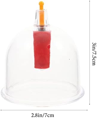 FRCOLOR Vacuum Suction Cupping Cups Cupping Therapy Device Home Massage Tool Beauty Tool Thickened Cups Set