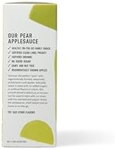 White Leaf Provisions Biodynamic & Organic Pear Apple Sauce, 12.7 Ounce (Pack of 6)