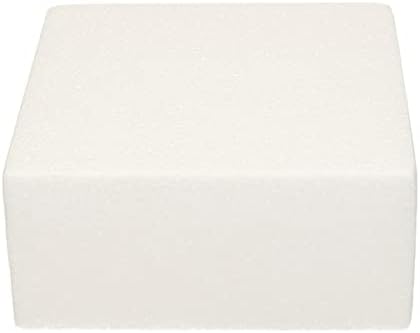FunCakes Cake Dummy Square: Cake Decorating, Reusable Dummy, Make The Perfect Square Dummy, 15x15x7 cm