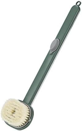 Shower Brush, Long Handle Shower Scrub Brush, Long Handle Bathroom Massage Cleaning Brush, Soap Dispenser Back Brush for Shower Brush