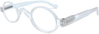 The Osbourne Vintage Professor Oval Round Reading Glasses Spring Hinge Readers