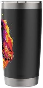 Watercolour Colourful English Springer Spaniel Dogs Stainless Steel Insulated Tumbler