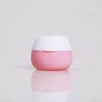 Gemice Silicone Cream Jars, TSA Approved Travel Size Containers - Leak-proof Travel Accessories with Lid for Cosmetic Makeup Face Body Hand Cream (4 Pieces)