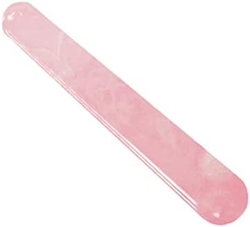MYMEO Rose Quartz Yoni Wand White Crystal Massage Wand Obsidian Yoni Stick Natural Stone Kegel Exerciser Massage,Rose Quartz