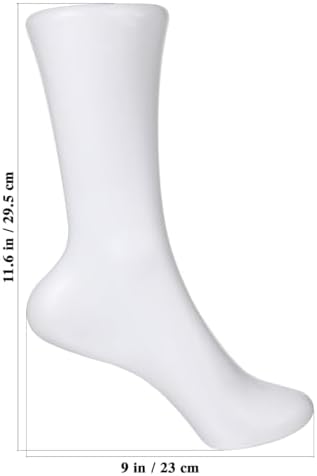 VOSAREA 2pcs Female Mannequin Feet Model Sock Display Stand for Jewelry Anklets Shoes and Stockings for Supermarket and Home Use