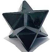 Jet Black Tourmaline Merkaba 1 inch Star Healing Gemstone Spiritual Divine India Crystal Therapy Geometry