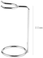 1 Piece Metal Shaving Brush and Razor Holder Shave Brush Stand Beard Brush Holder Razor Brush Stand Razor Stand for Razor Storage Men's Shaving Tool, Silver