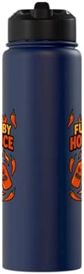 Fueled By Hot Sauce Spicy Food Lover Chilihead Stainless Steel Insulated Water Bottle