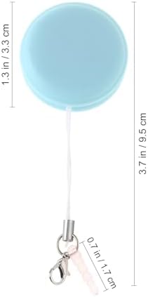 8pcs Phone Screen Cleaner Dual-Sided Cellphone Touch Screen Cleaner Macaron Shape Smartphone Cleaning Wipes Brush Handbag Pendant Keychain Charm for TV Monitors Glass Lens Random Color
