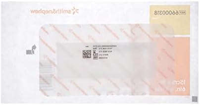 Smith & Nephew PRIMAPORE Peripheral IV Adhesive Dressing, Adhesive Non-Woven Island Dressing, Absorbent Wound Dressing Pads Pack of 20 (6 x 3 1/8 inches) 66000318 White
