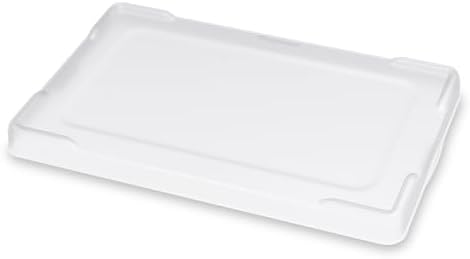 Akro-Mils 33061 Clear Snap On Plastic Lid for Akro-Mils 33162, 33164, 33165, 33166, 33168 Akro-Grid Storage Tote, (4-Pack)