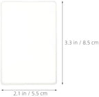 Baluue 20pcs 3X Pocket Magnifier Bookmark Card Size Fresnel Lens Sheet for Reading Books Menus Labels Elderly Eye Helper