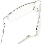 Eyekepper Memory Titanium Bridge Computer Glasses 50% Blue Light Blocking Reading Glasses Amber Tinted Lenses