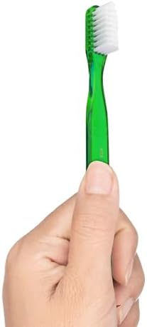 GUM Classic Soft Toothbrush, Compact Head, Includes Rubber Tip Dental Pick 1 Count (Pack of 6)