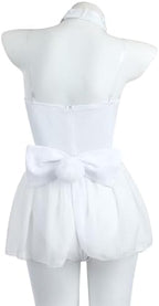 FCCAM Bunny Costume Adult Womens Bunny Bodysuit One Piece Halloween Cosplay Suit