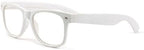 White Clear Reading Glasses - Comfortable Stylish Simple Readers Magnification