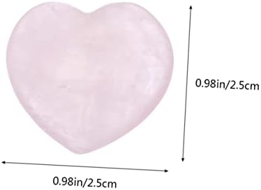 Rose Quartz Heart Palm Stone Healing Gemstone for Home Decor Meditation and Crystal Healing Spiritual Practices