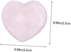Rose Quartz Heart Palm Stone Healing Gemstone for Home Decor Meditation and Crystal Healing Spiritual Practices