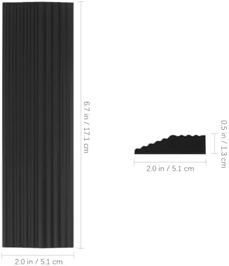 Rubber Threshold Ramp for Home Robot Vacuum Cleaner Indoor Entry Slope Ramp Pad for Low Steps and Doorways