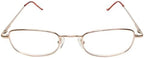 Calabria Telben Designer Metal Oval Reading Glasses Gold Tortoise Havana Men Women Trendy Readers Stylish Modern Eyeglasses