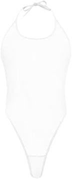 Sexy Lingerie for Women Naughty See Through Halter Tie Lingerie Bodysuit Outfits Teddy Babydoll Sheer Mesh Erotic