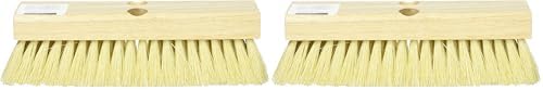 08755 Tampico Deck Scrub Brush with 1 Tapered and 1 Threaded Hole, 10-Inch (Pack of 2)