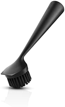 EVA SOLO | Dishbrush Nylon | Robust Washing-up Brush with a Practical & Effective Kitchen Scrubber Edge | Multipurpose Cleaning Brush | Danish Design, Functionality & Quality | Black