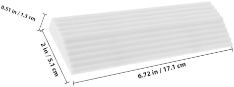 Rubber Threshold Ramp Mat for Home Vacuum Cleaner Sweeping Robot Ramp Cushion White for Doorstep Climbing