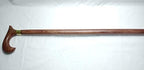 Lotus International Walking Stick Natural (Most Precious Wood , 𝐌𝐈𝐒𝐇𝐓𝐎 Wood) Handcrafted Cane Brown Walking Stick for Dad on Christmas Sailor's Gift, Natural Brown, 36''