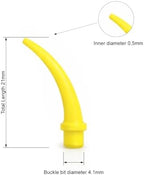 500/pk Yellow Intra Oral Dental Impression Tips